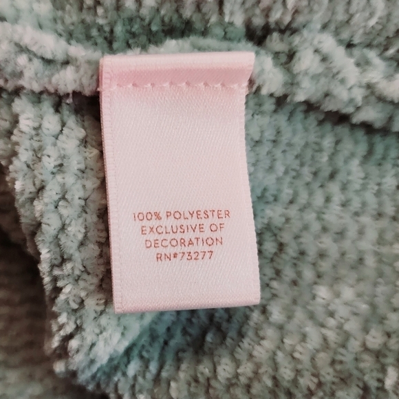LC Lauren Conrad Mint Green Fuzzy Sweater Bow Sleeve Hi Low Women's Medium M EUC - Picture 12 of 13